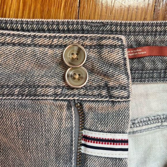 Anthropologie Pilcro Tapered Barrel Wide Leg Jeans Pants, Blue Gray Denim, 27 - Picture 5 of 10